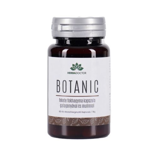 BOTANIC FEKETE FOKHAGYMA KAPSZULA GALAGONYÁVAL ÉS INULINNAL