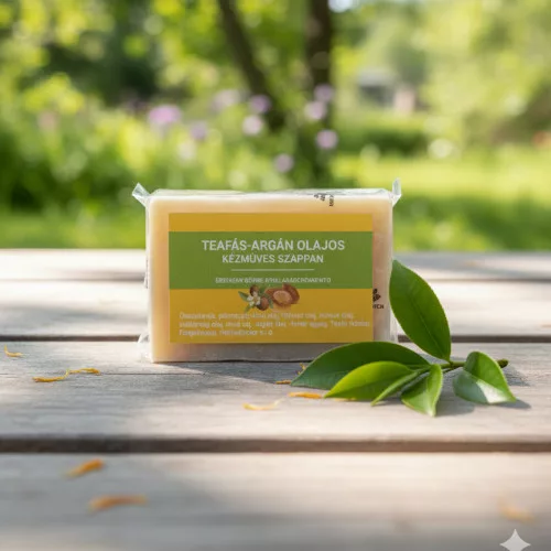 teafás argán olajjal kézműves szappan