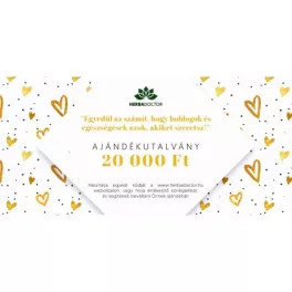 20.000 Ft-os ajándékutalvány (szíves)