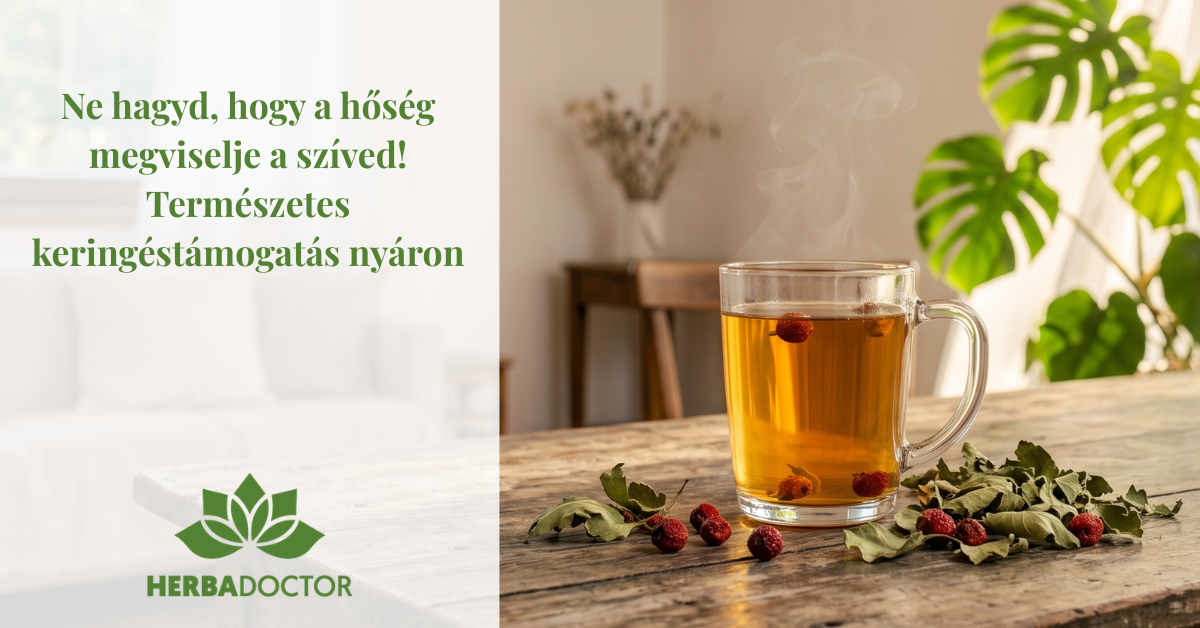 Ne hagyd, hogy a hőség megviselje a szíved! – Természetes keringéstámogatás nyáron
