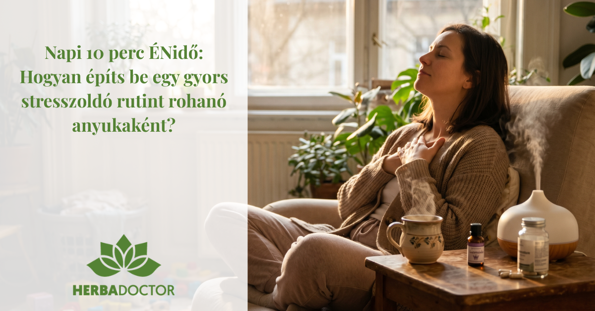 Napi 10 perc ÉNidő: Hogyan építs be egy gyors stresszoldó rutint rohanó anyukaként?