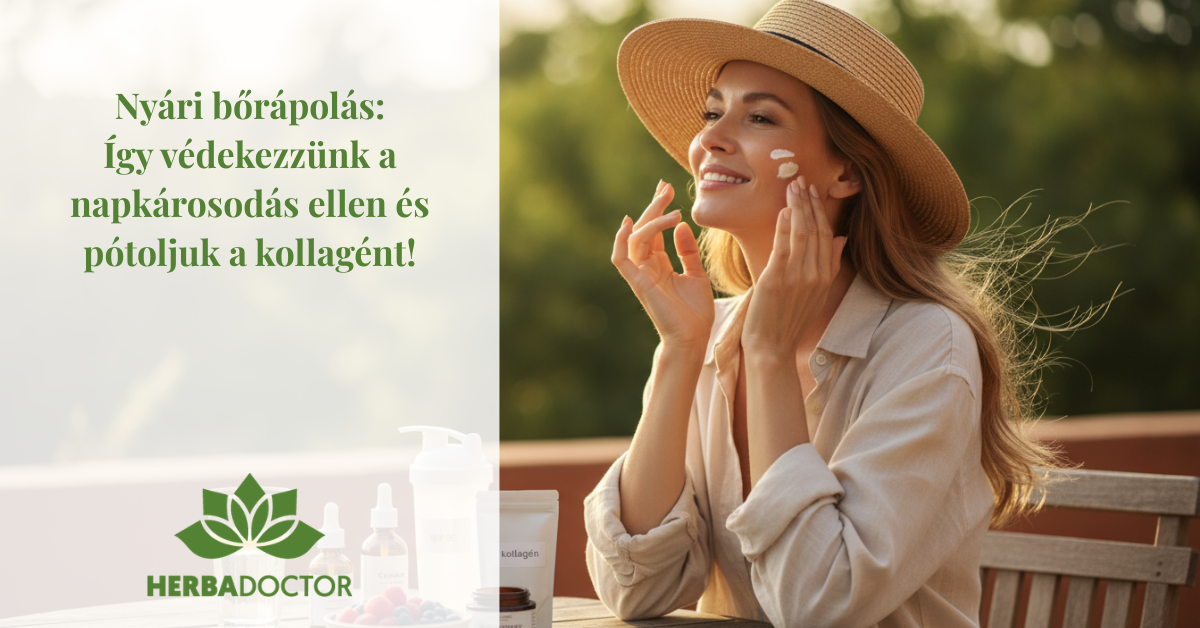Nyári bőrápolás: Így védekezzünk a napkárosodás ellen és pótoljuk a kollagént!
