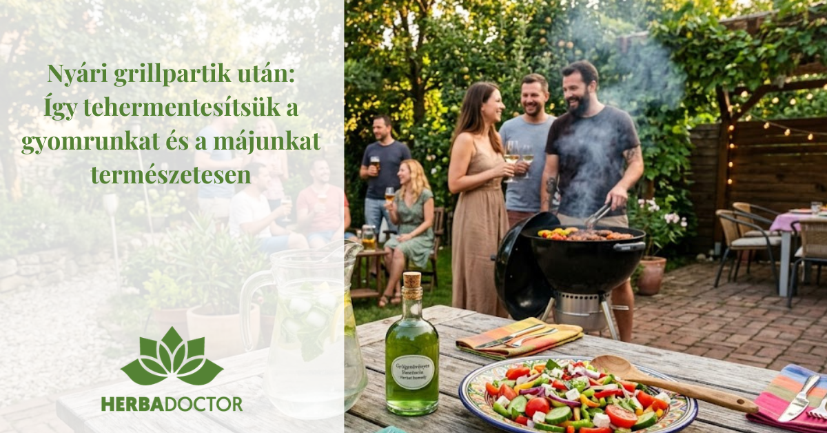 Nyári grillpartik után: Így tehermentesítsük a gyomrunkat és a májunkat természetesen