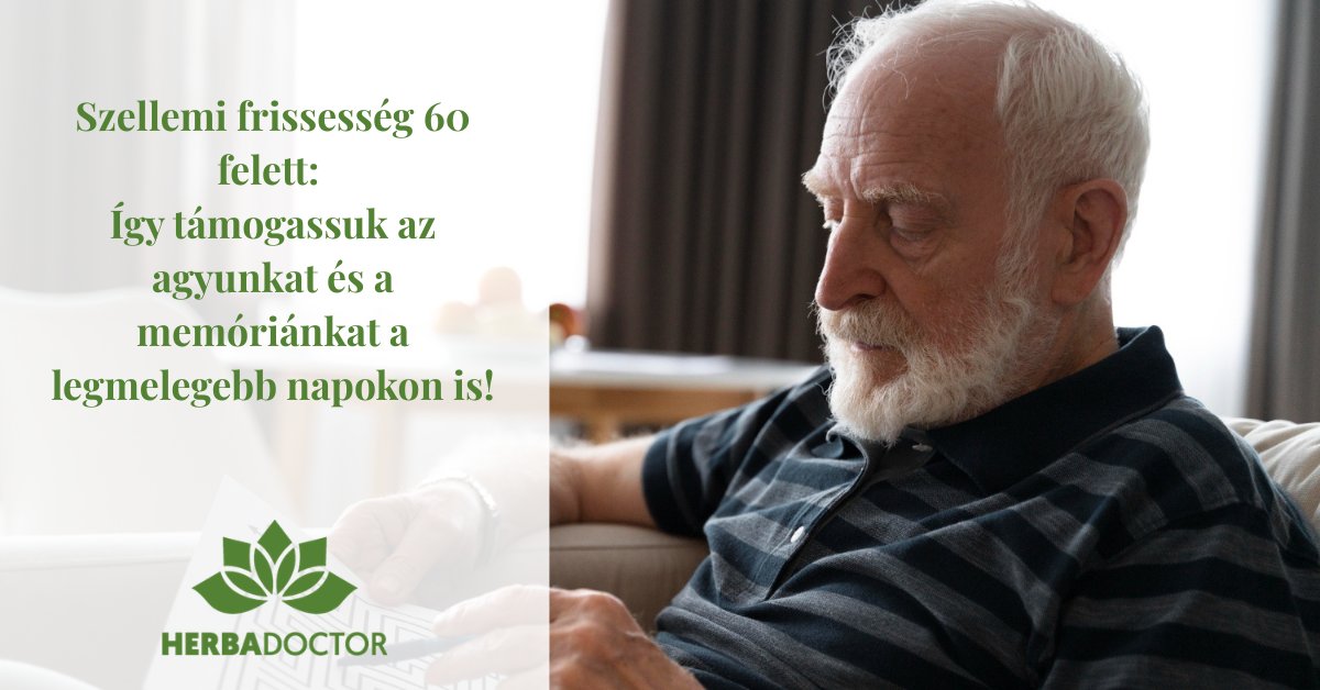 Szellemi frissesség 60 felett: Így támogassuk az agyunkat és a memóriánkat a legmelegebb napokon is!