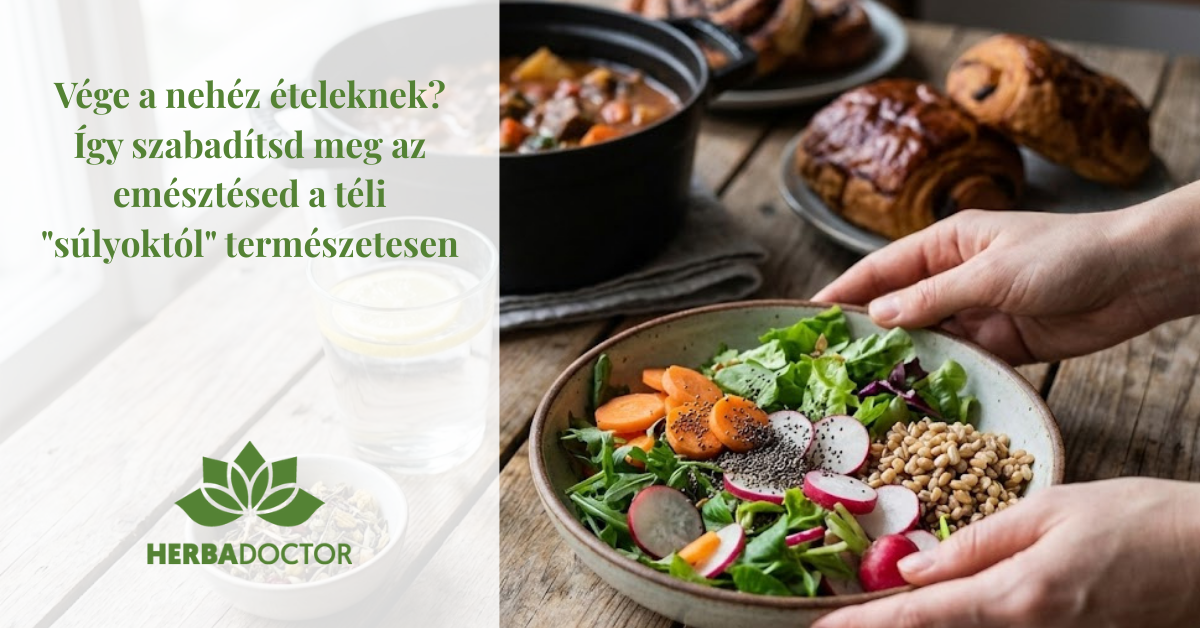 Vége a nehéz ételeknek? Így szabadítsd meg az emésztésed a téli "súlyoktól" természetesen