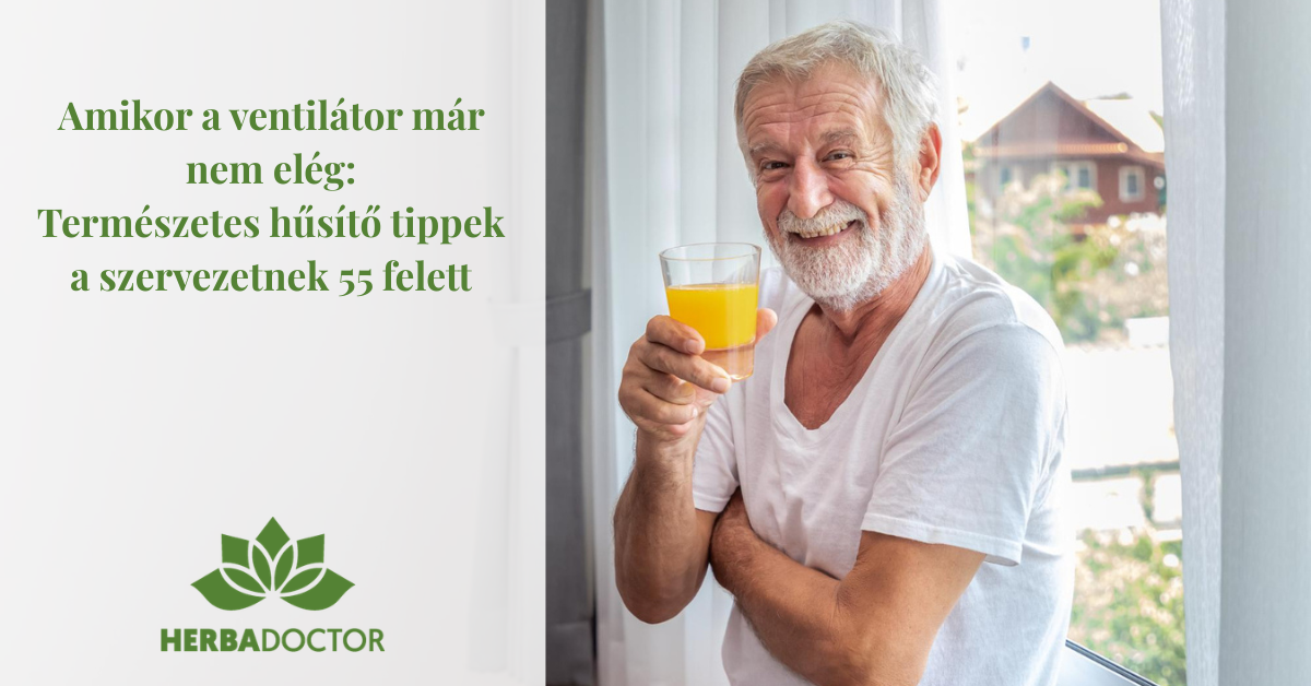 Amikor a ventilátor már nem elég: Természetes hűsítő tippek a szervezetnek 55 felett